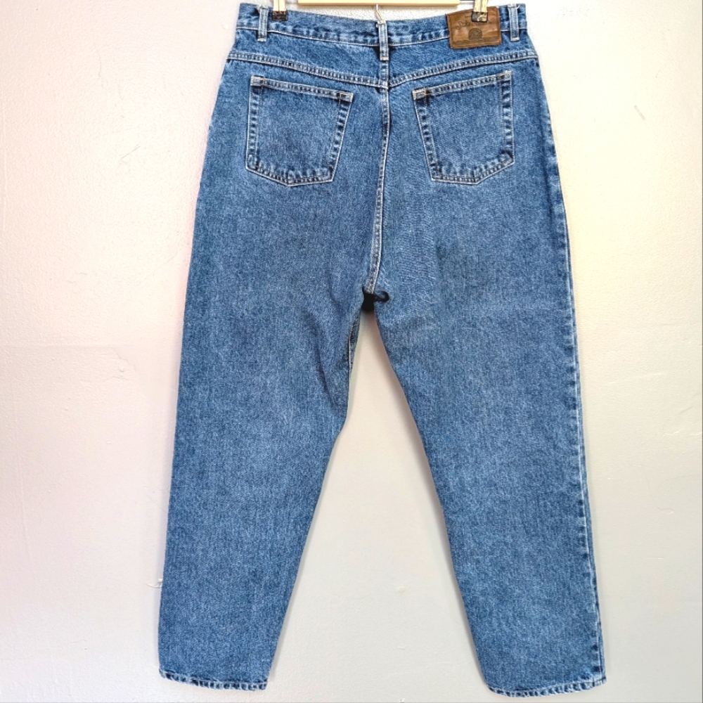 Vintage St. John's Bay Relaxed Fit cotton mom jeans w slight taper leg. Sz 16 - Picture 4 of 14